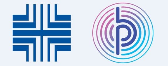 Old vs New Pitney Bowes Logo