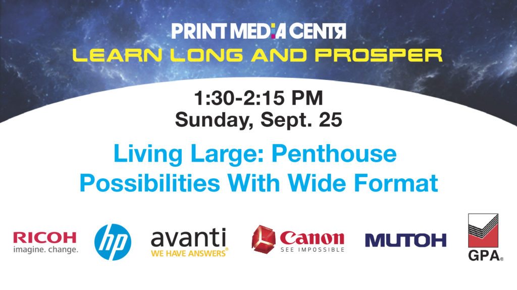 wide format panel printerverse graph expo