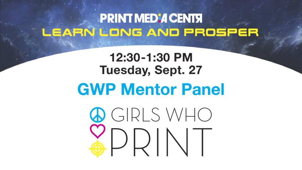 girls who print mentor panel 2016 printerverse print media centr