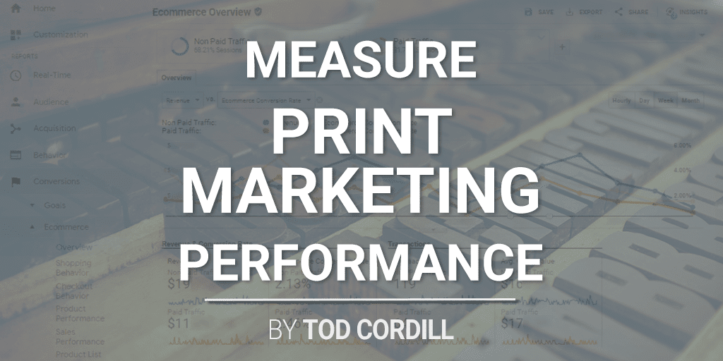 measure print marketing performance