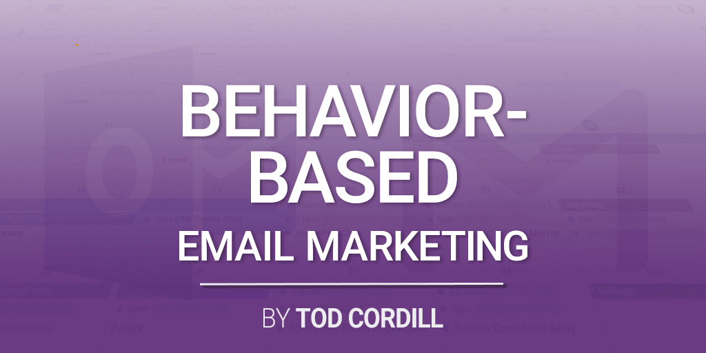 behavior based email marketing