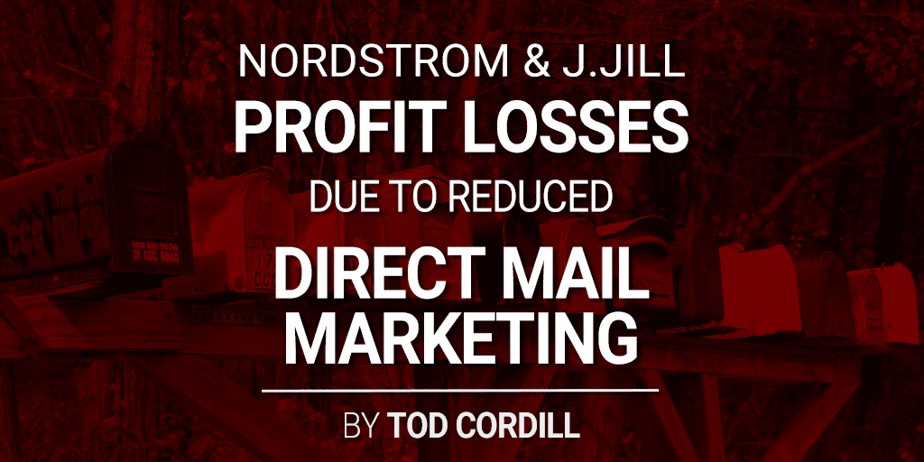 profit losses due to direct mail reduction
