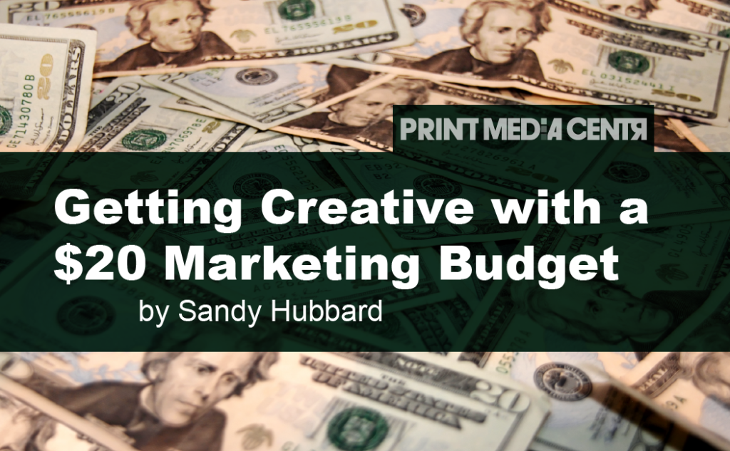 how to be creative with printing with a small budget
