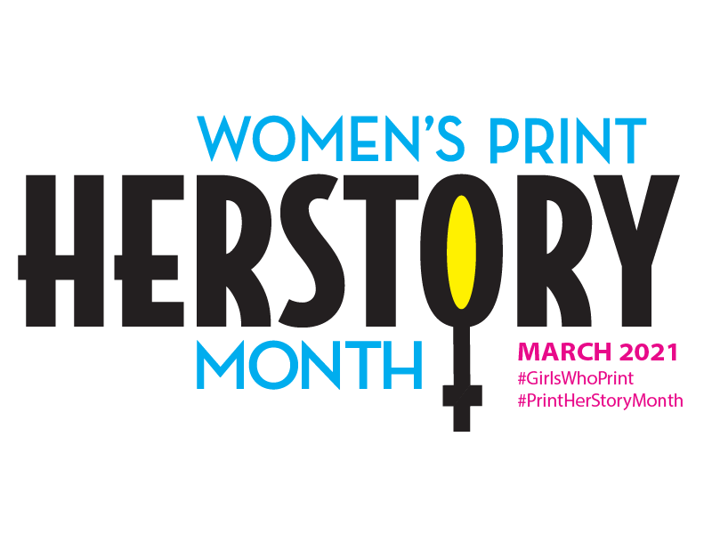 womens history month celebration print and marketing
