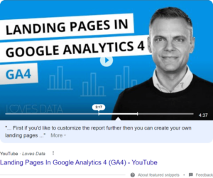 video featured snippet how to