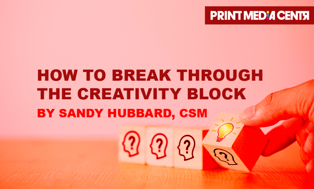 breaking through a creative block