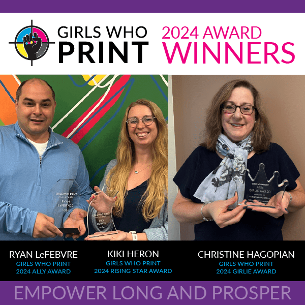 Girls Who Print Awards Winners Girlie Award 2024