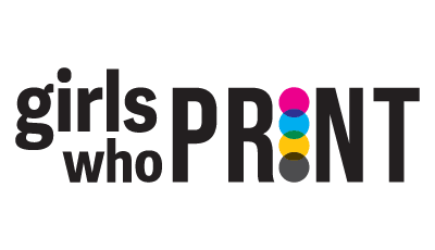 Logo for Girls Who Print